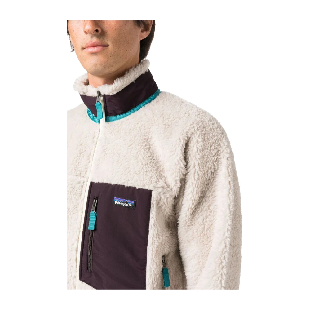 Patagonia Retro Furry Fleece Jas White Heren