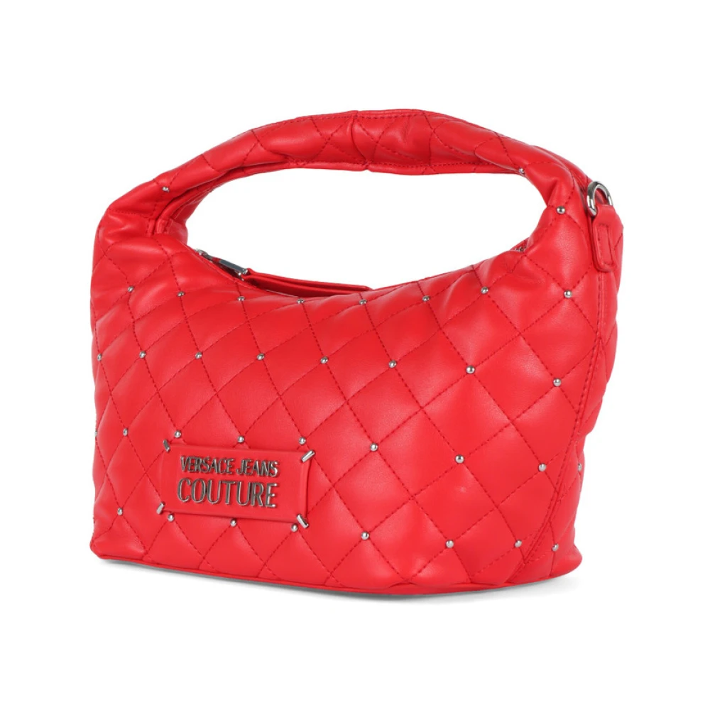 Versace Jeans Couture Gewatteerde handtas met mini studs Red Dames