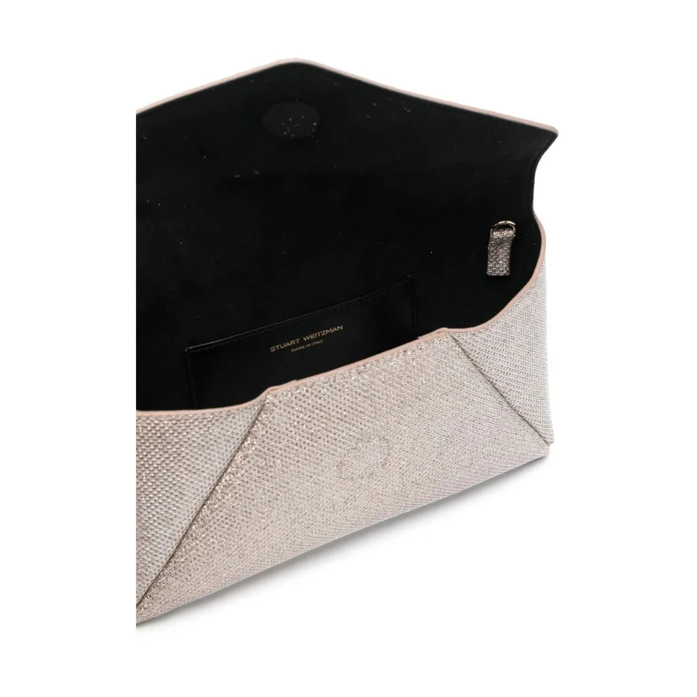 Stuart Weitzman Mini Love Letter Clutch Beige Dames