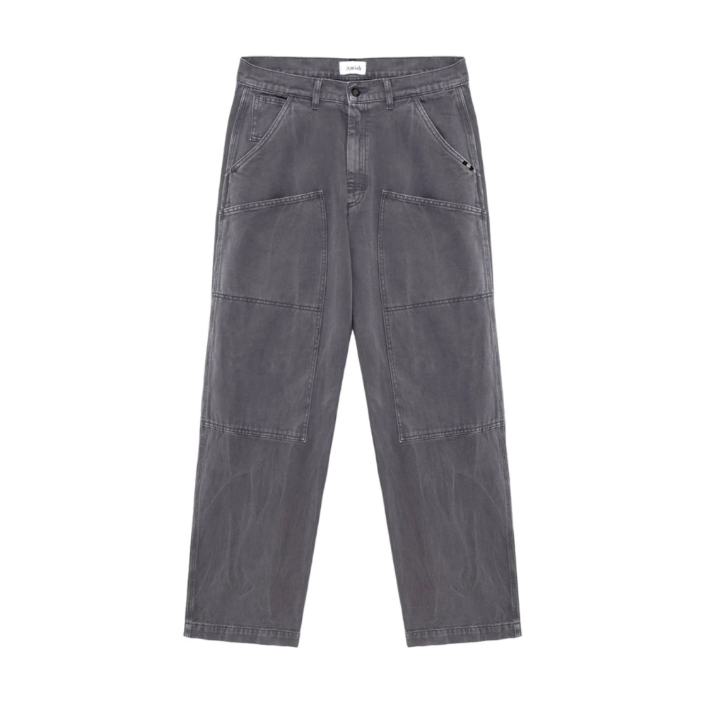 Amish Super Knee Denim Jeans Grijs Gray Heren