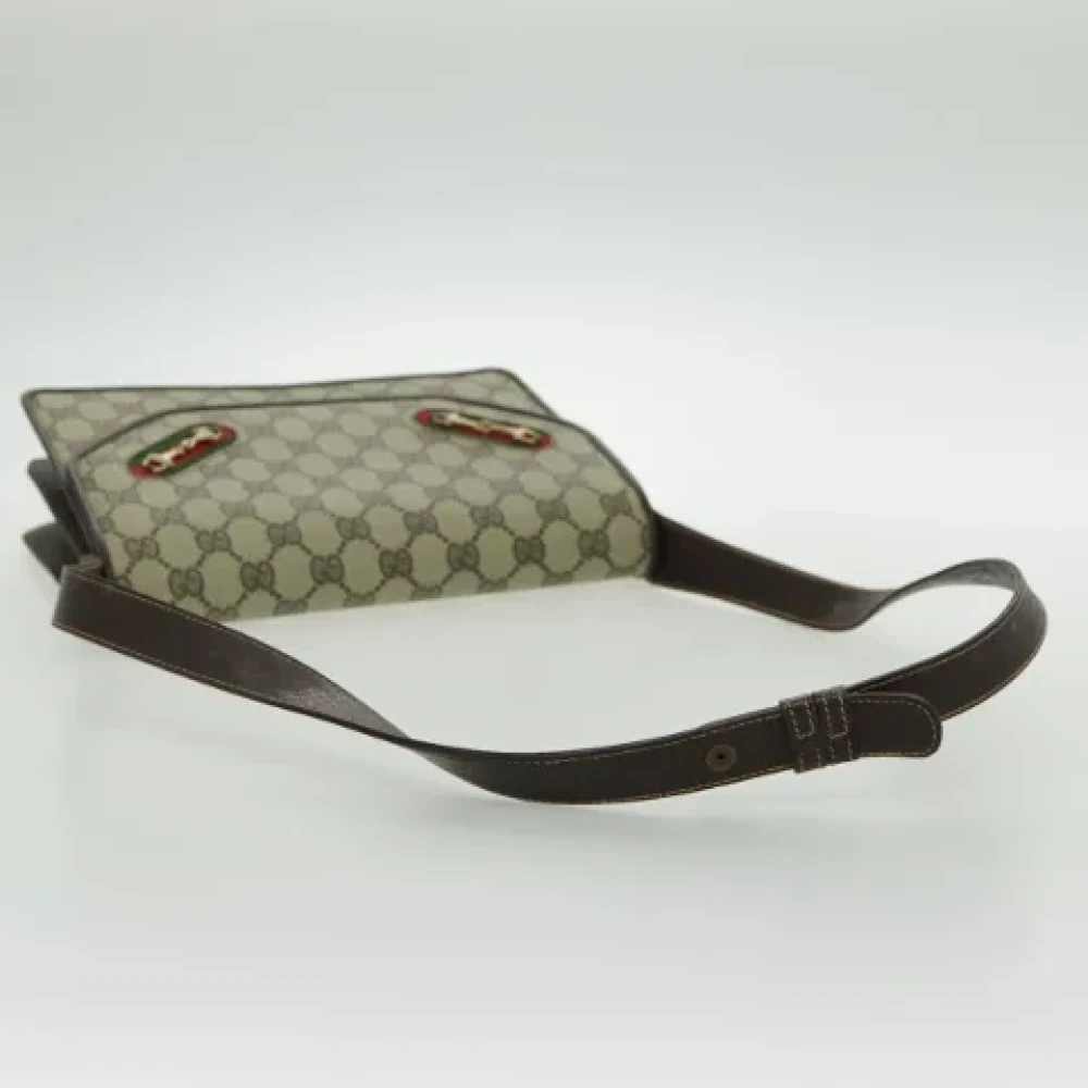 Gucci Vintage Pre-owned Leather gucci-bags Beige Dames