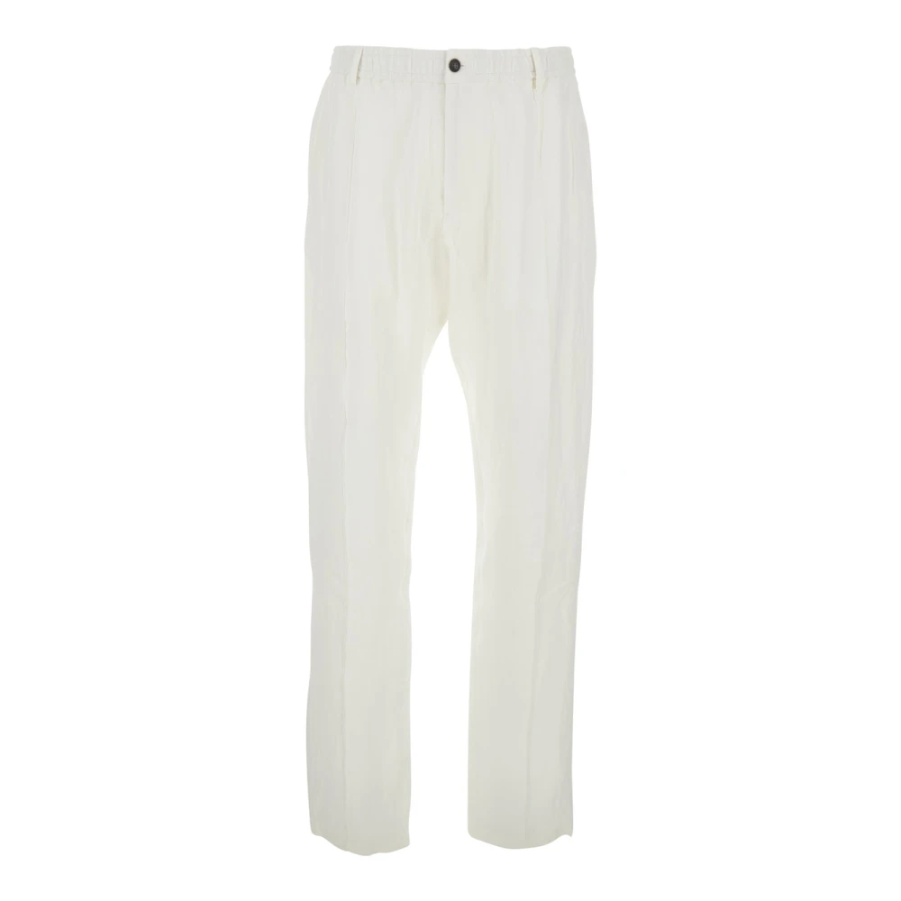 Emporio Armani Herren Weiß Hosen, Lgröße: