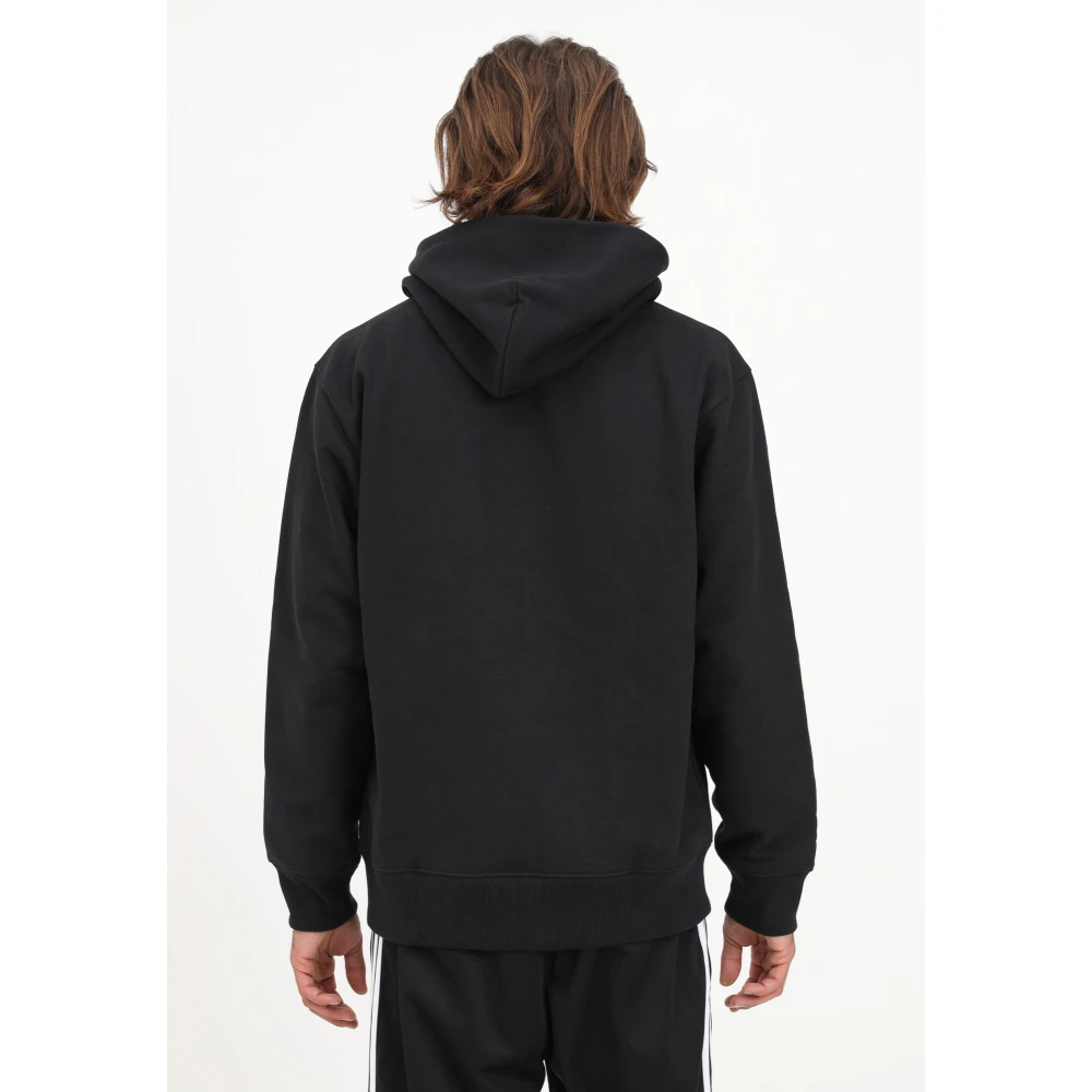 adidas Originals Zwarte Hoodie Premium Essentials Sweater Black Heren