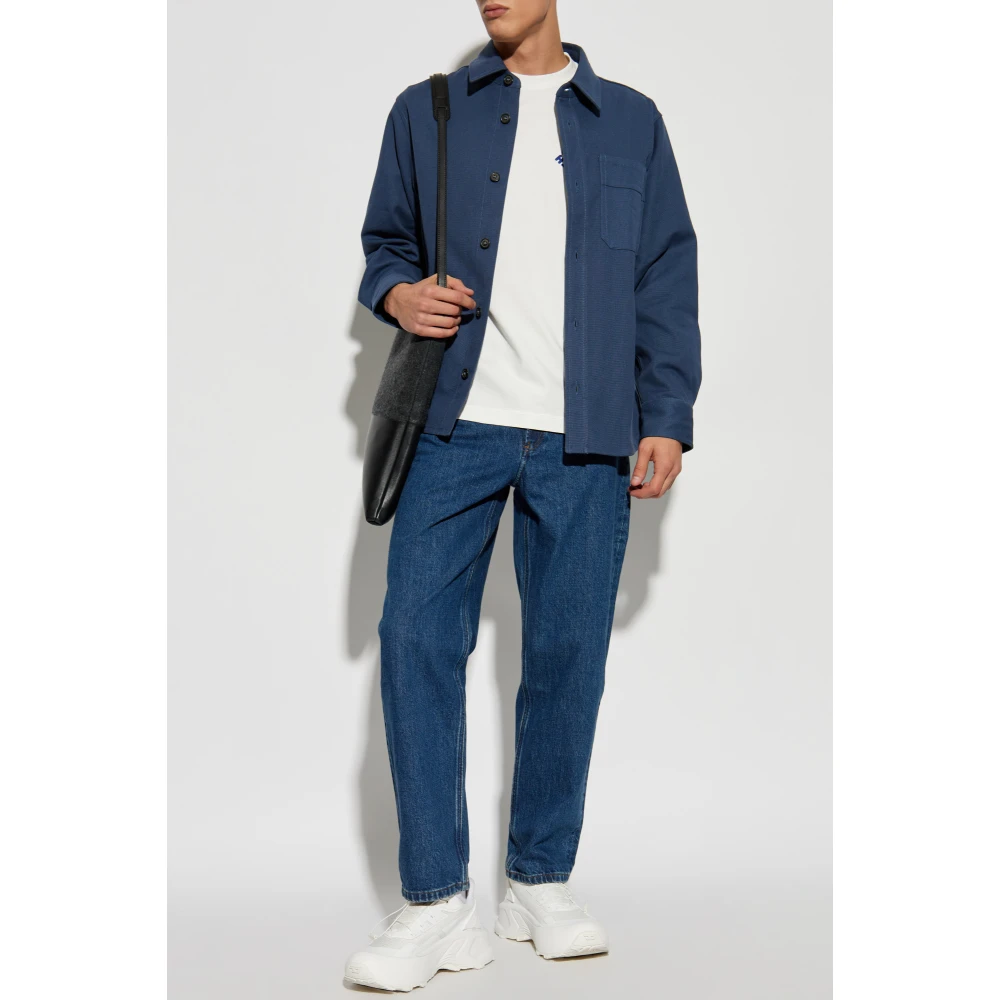A.p.c. Shirt Basile Blue Heren