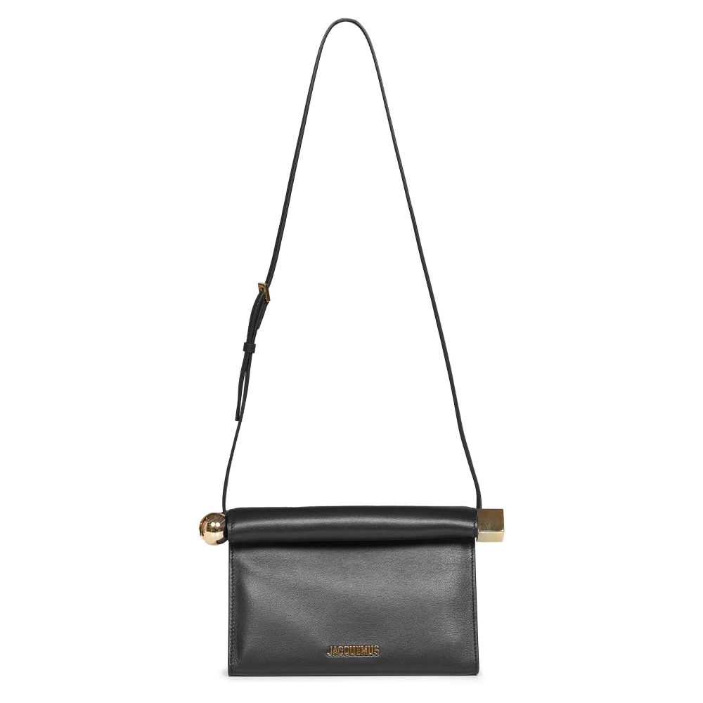 Jacquemus Donna Nero - Borsa Rond Carré - Bags - One Size