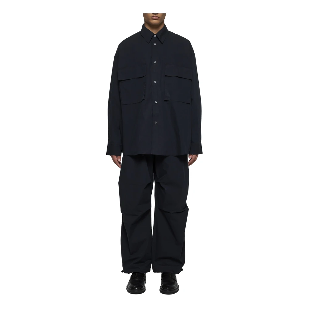 Studio Nicholson Zakoverhemd Black Heren