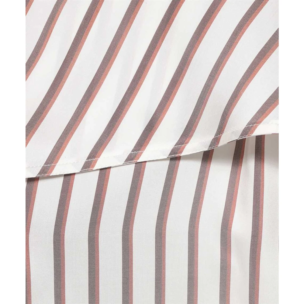 Bottega Veneta Gestreepte Zijden Blouse Multicolor Dames