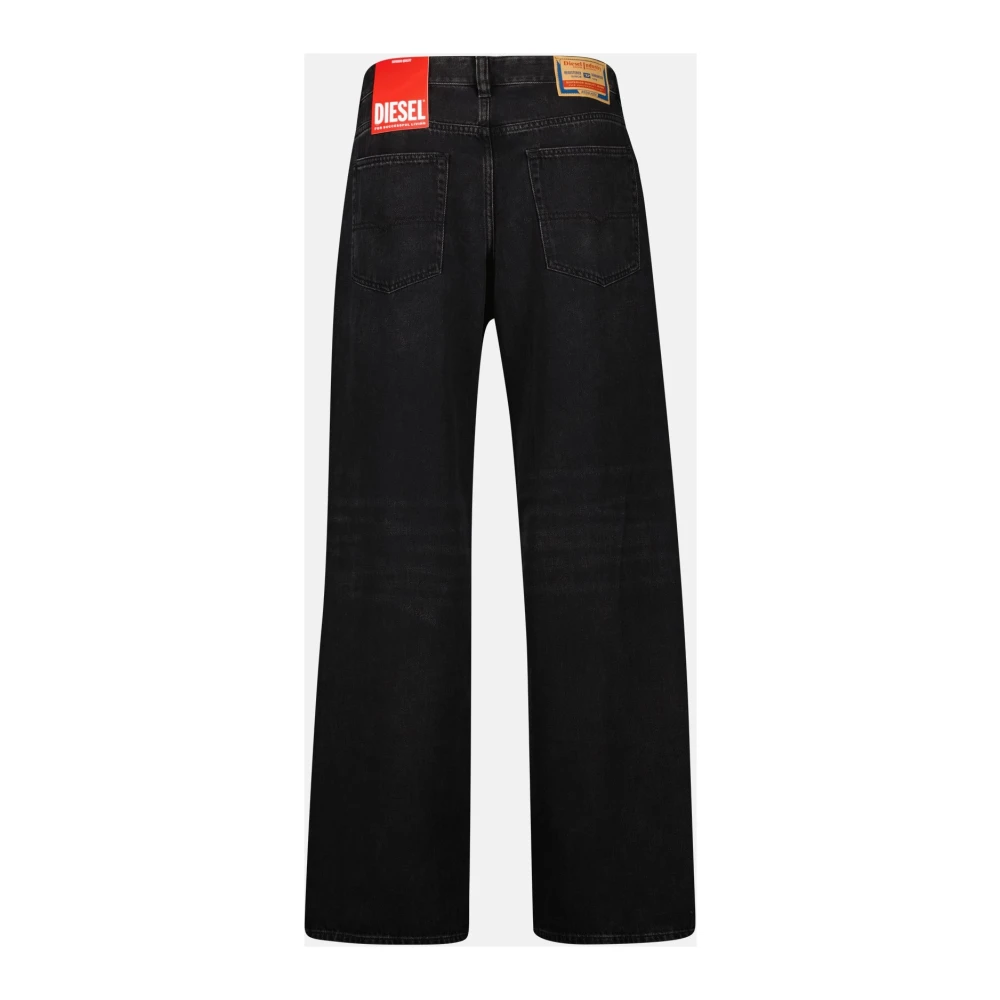 Diesel Zwarte D-Macro Jeans Lente-Zomer 2025 Black Heren