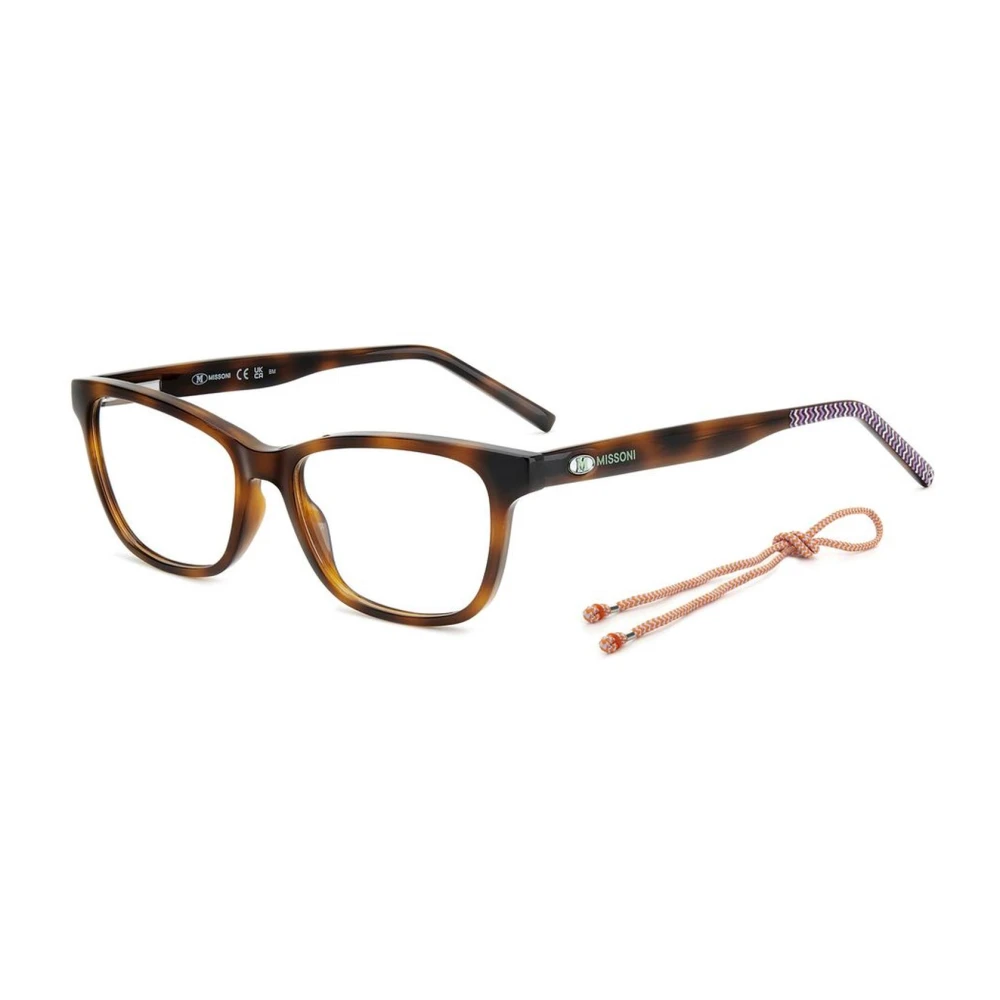 M Missoni Women's Brown Glasses, One Size, Acetate Frames With Dial