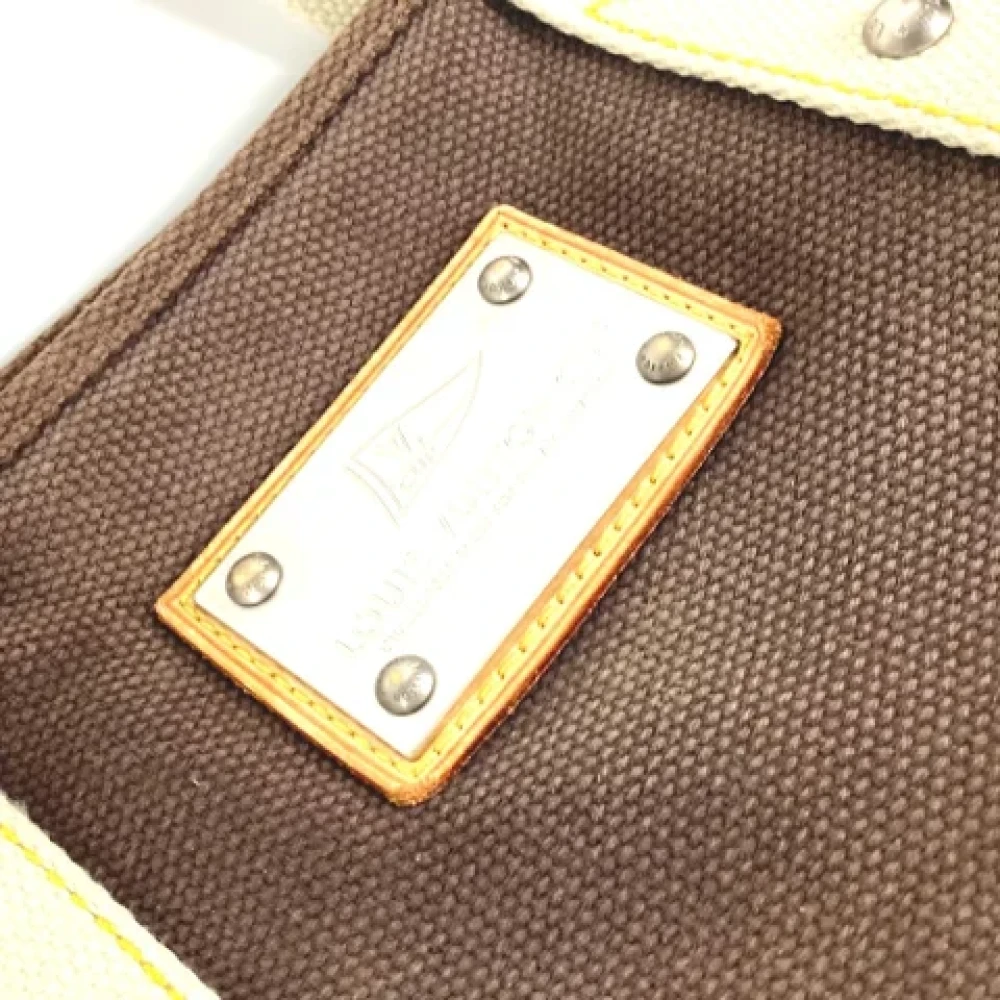 Louis Vuitton Vintage Pre-owned Cotton louis-vuitton-bags Brown Dames