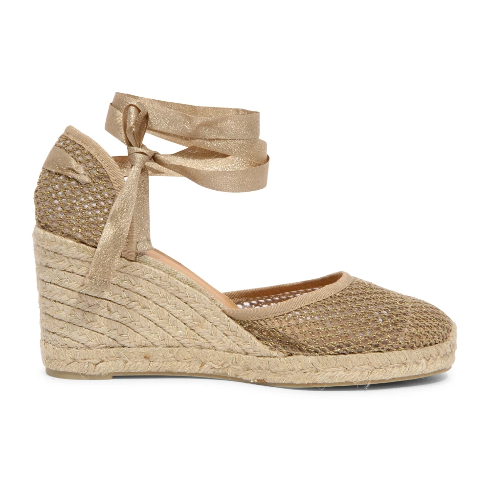 Castañer Women's Coral Wedge Espadrilles Lurex Shoes
