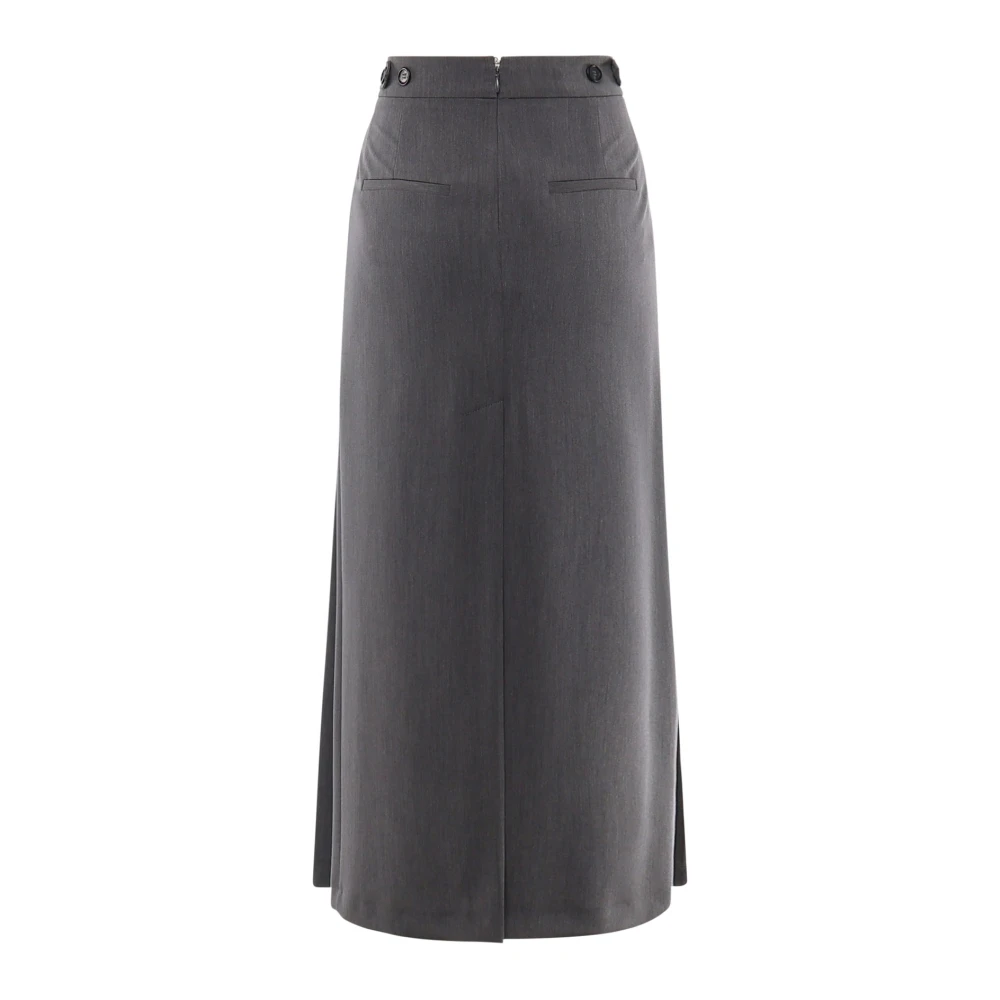 pinko Grijze Geplooide Rok Gray Dames