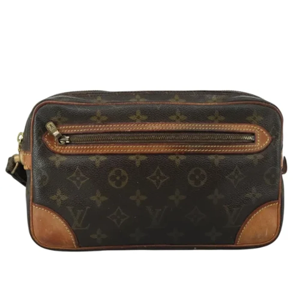 Louis Vuitton Vintage Pre-owned Canvas clutches Brown Dames