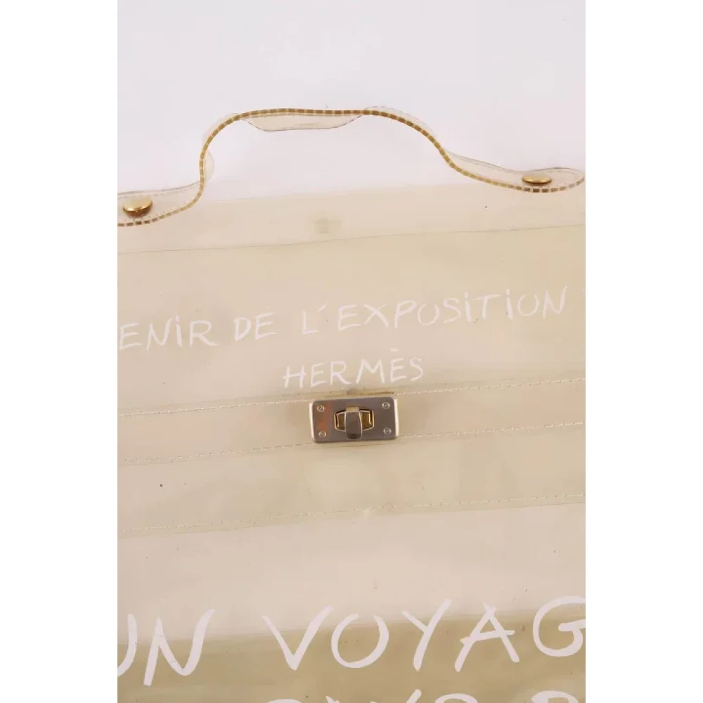 Hermès Vintage Pre-owned Plastic handbags White Dames