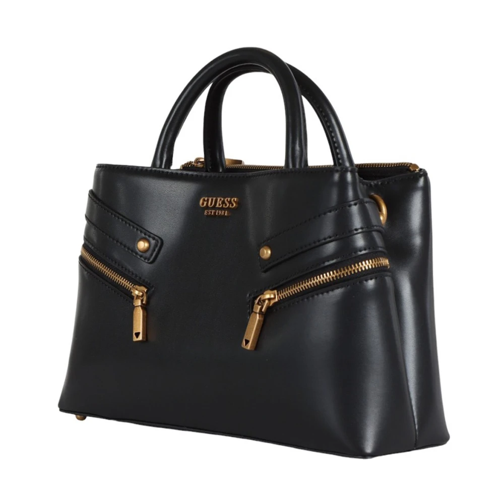 Guess Trissa Vriendin Satchel Zwart Black Dames