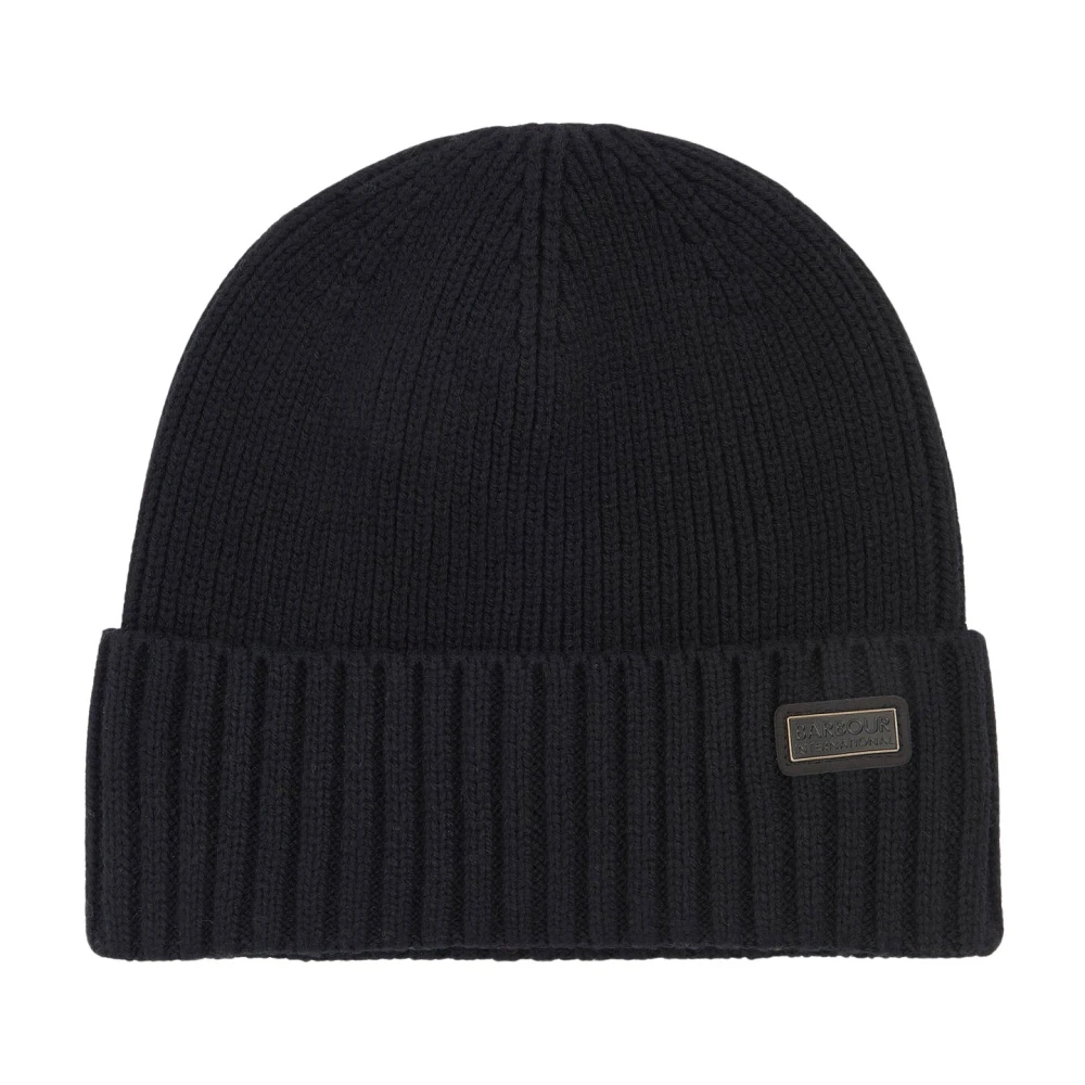 Barbour Uomo Nero Chester Beanie