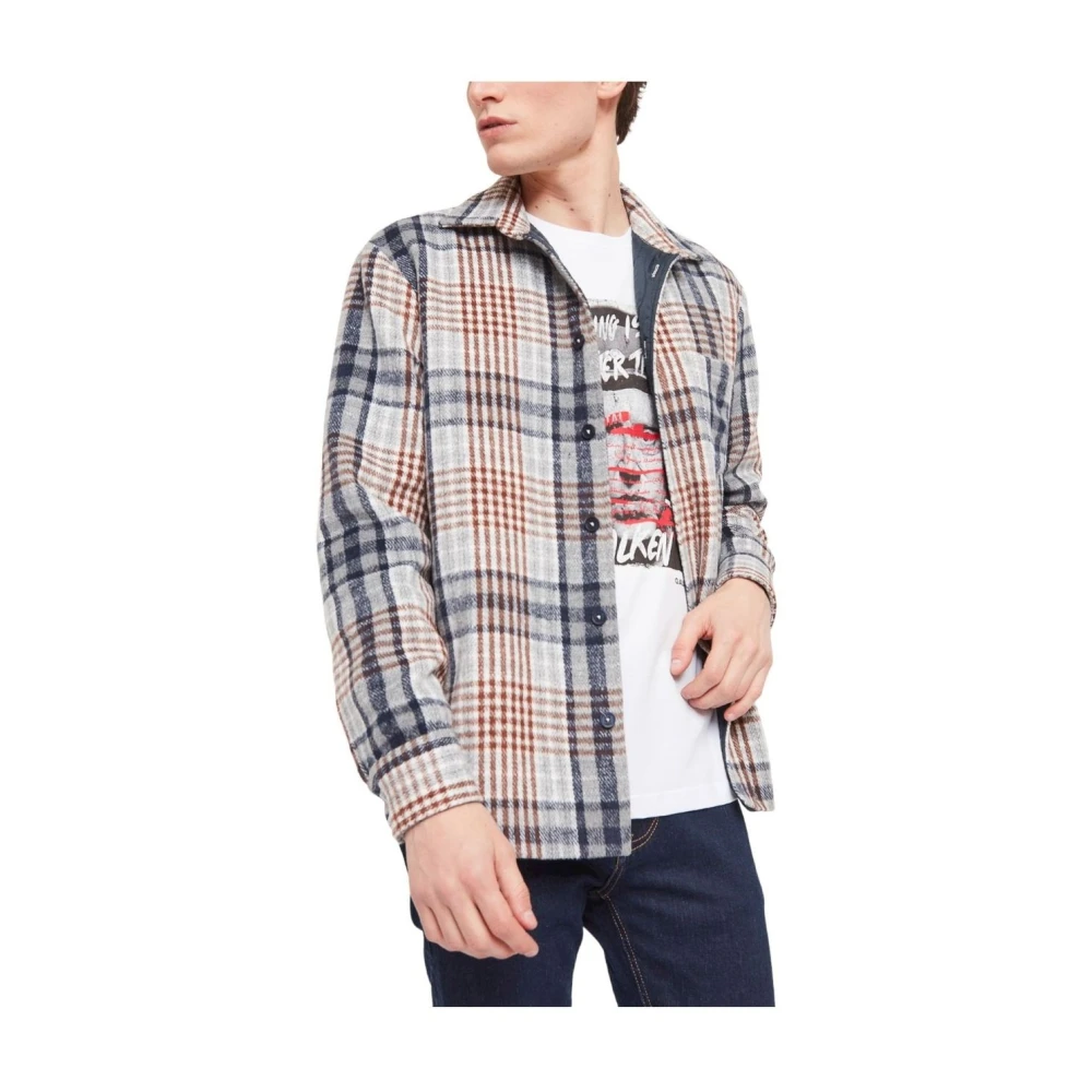 Gaudi Lange Mouw Shirt Multicolor Heren