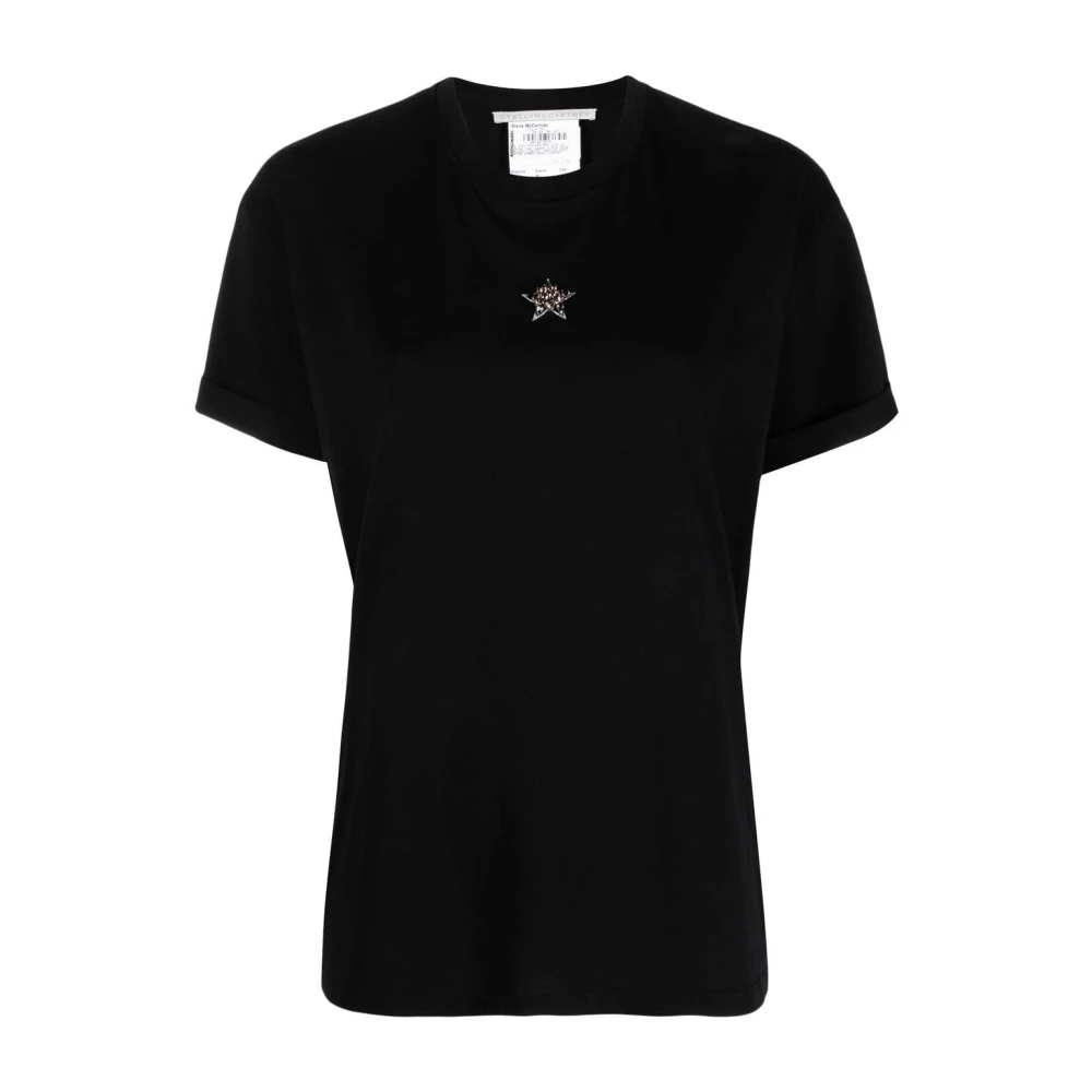Stella Mccartney Zwarte Dames T-shirt Aw23 Collectie Black Dames