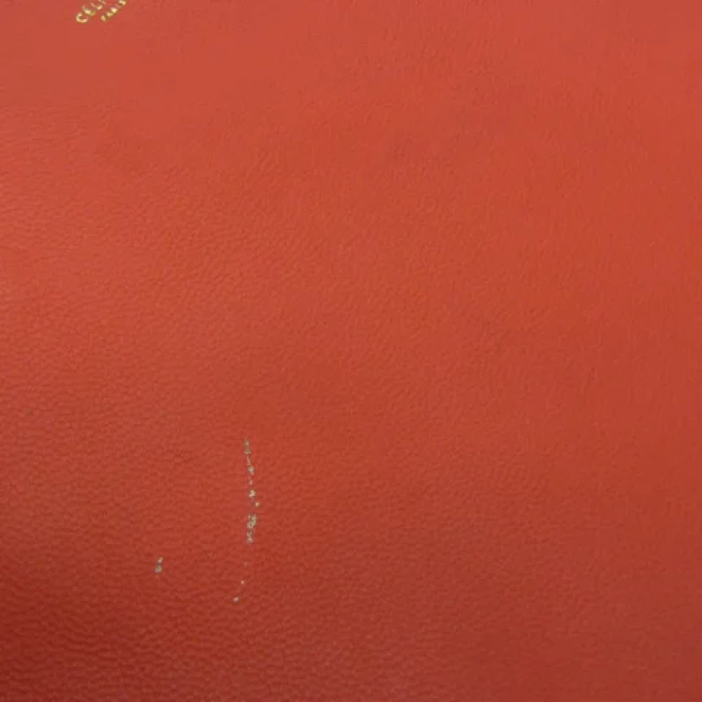 Celine Vintage Pre-owned Leather totes Red Dames
