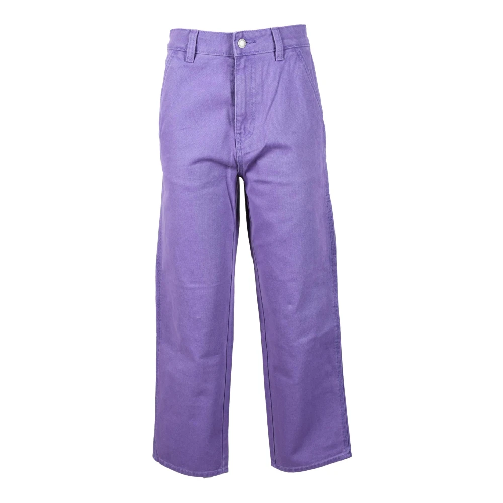 Dickies Katoenen Casual Broek Purple Dames