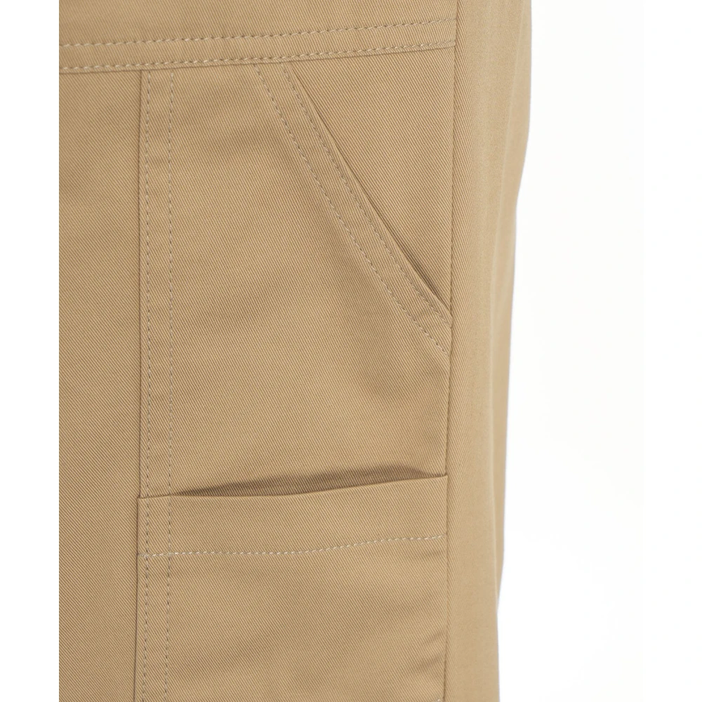 Paolo Pecora Bruine Chino Broek Stijlvol Ss25 Brown Heren