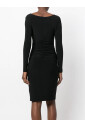 robe-a-manches-longues-et-taille-froncee