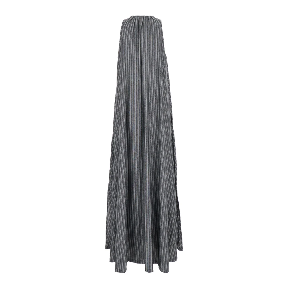 Momoni Grijze Lurex Jurk Gray Dames