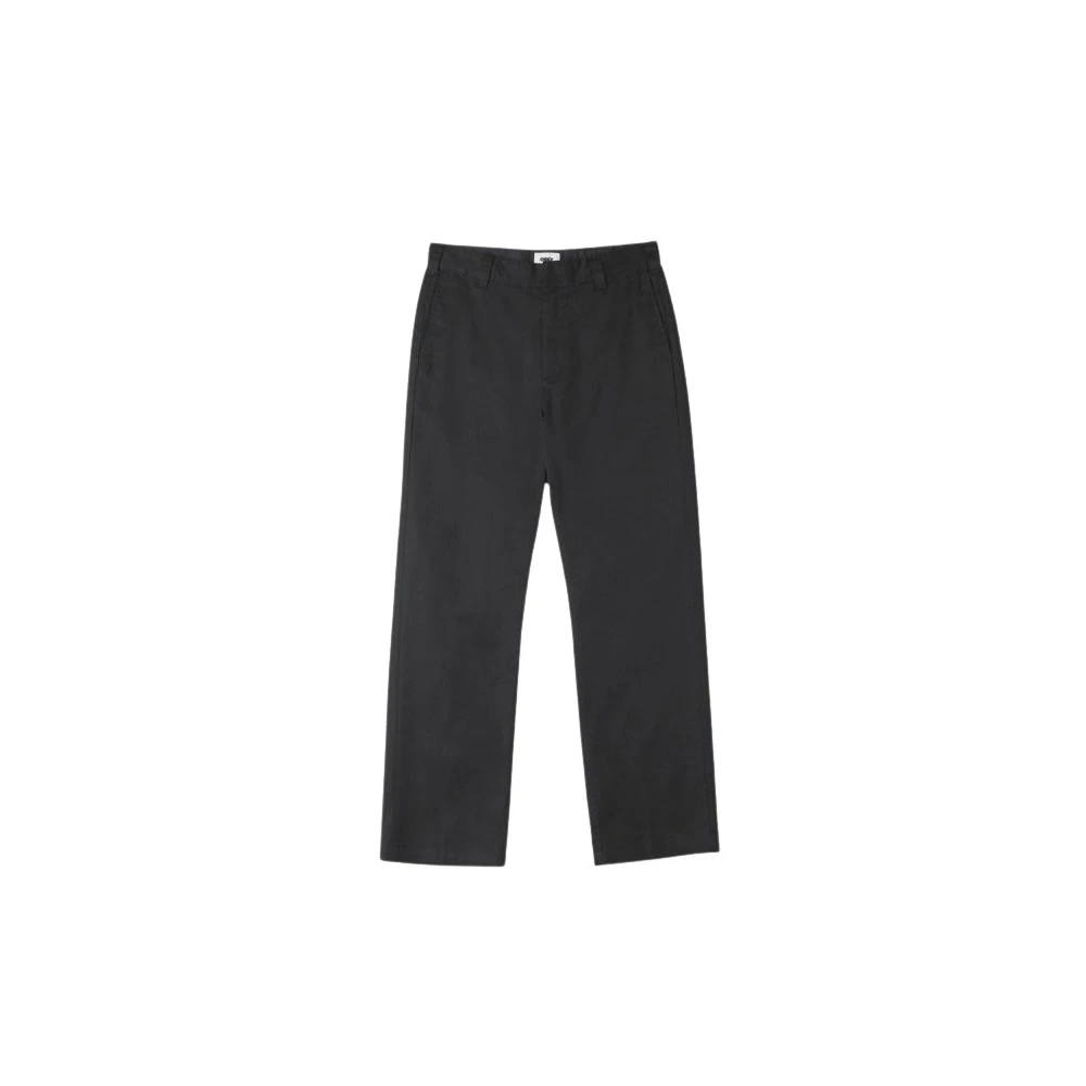 Obey Zwarte Dagelijkse Broek Stijlvol en veelzijdig Black Heren