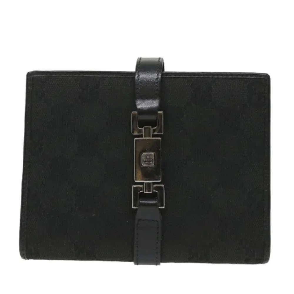 Gucci Vintage Pre-owned Canvas home-office Black Dames