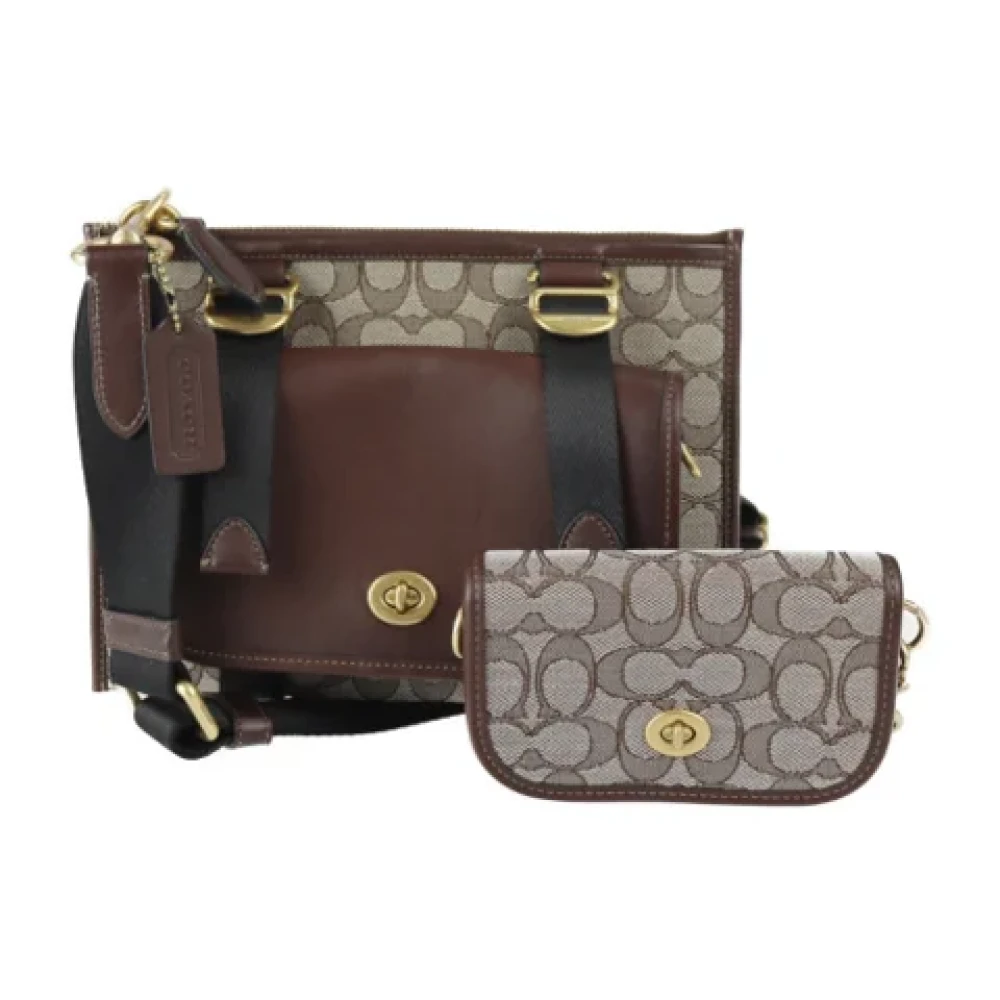 Coach Pre-owned Fabric shoulder-bags Multicolor Dames