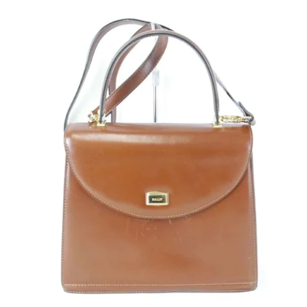 Bally Pre-owned Leather handbags Brown Dames