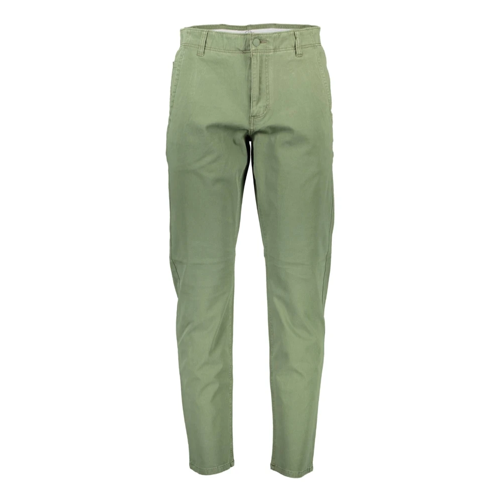 Dockers Grön Slim Fit Herrbyxor med Fickor Green, Herr