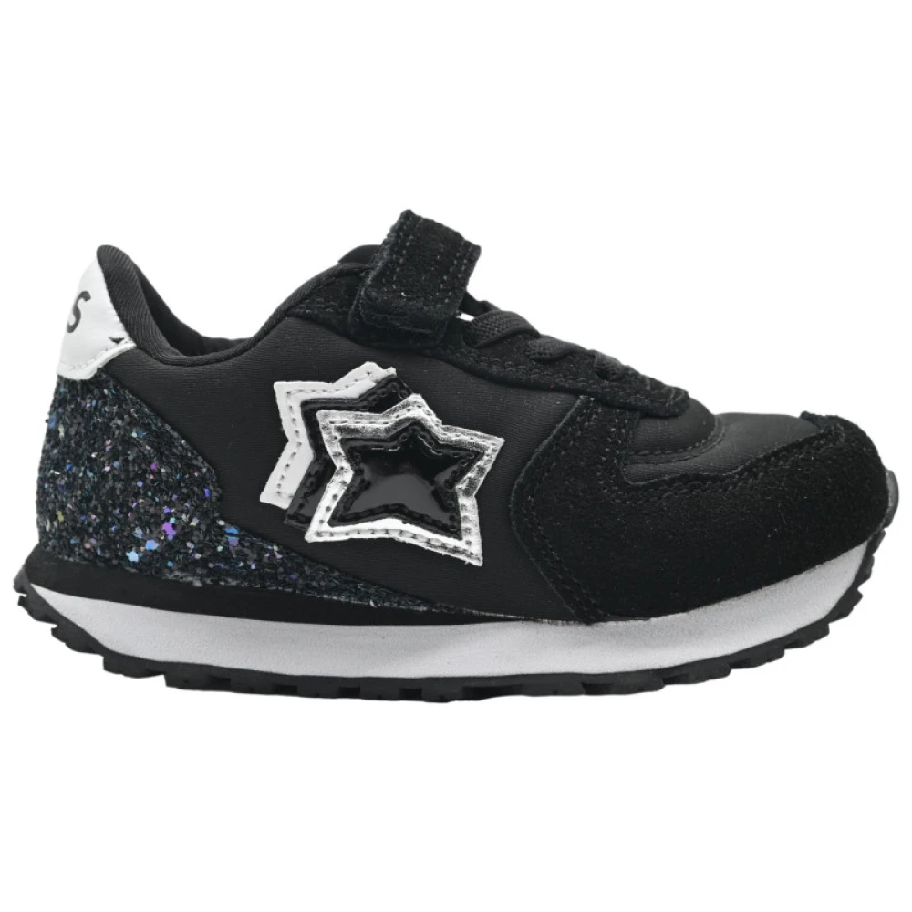 Atlantic Stars Svart Vita Sneakers - Ben41 Stil Black, Flicka