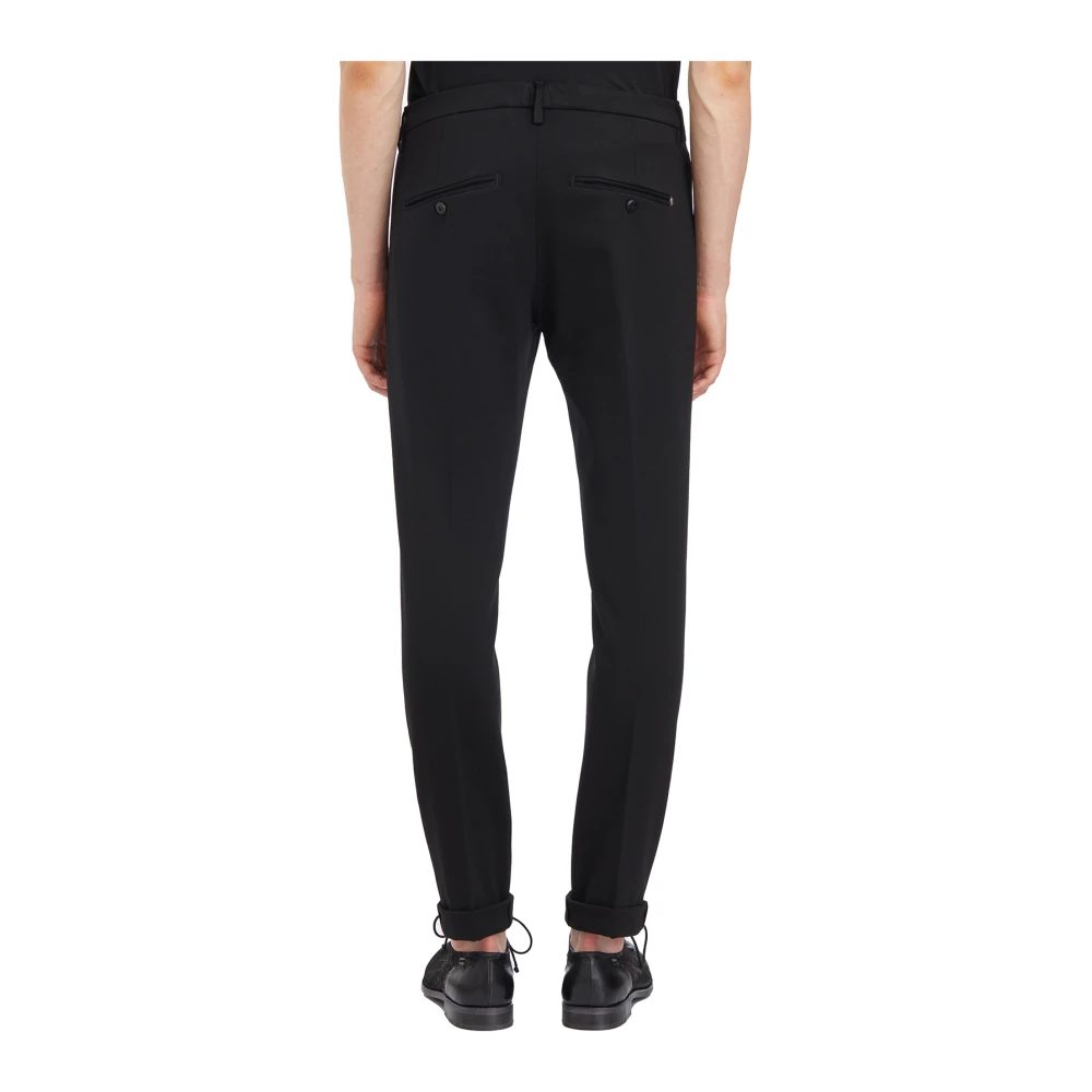 Dondup Stretch Jersey Broek Gray Heren