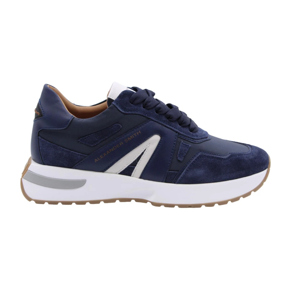 Alexander Smith Stijlvolle Sneaker Aliasimme Heren Schoenen Blauw