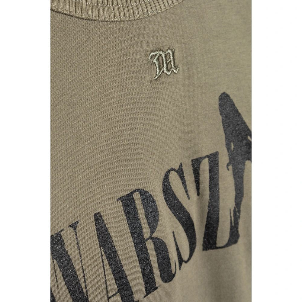 Misbhv Bedrukt T-shirt Green Heren