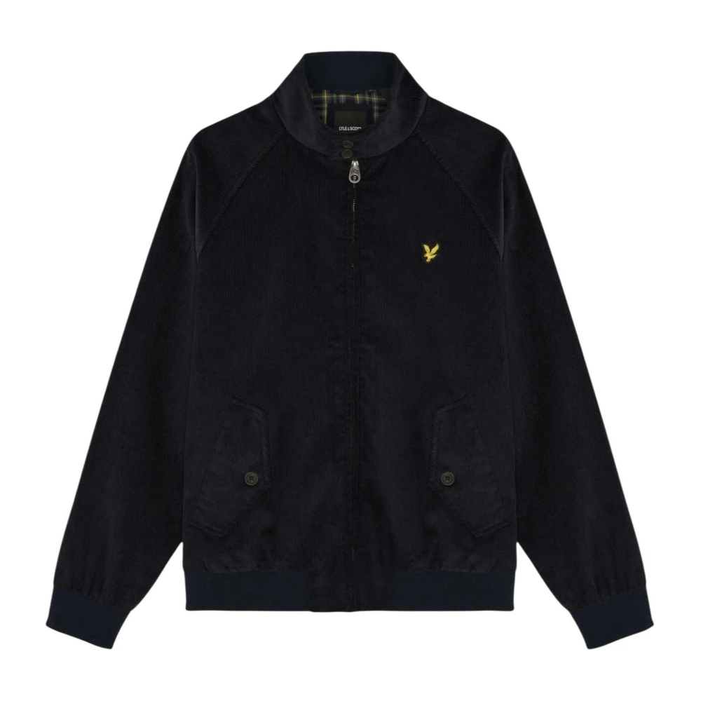Lyle & Scott Mens Corduroy Harrington Jacket, Black, Size M, Men - Image 5