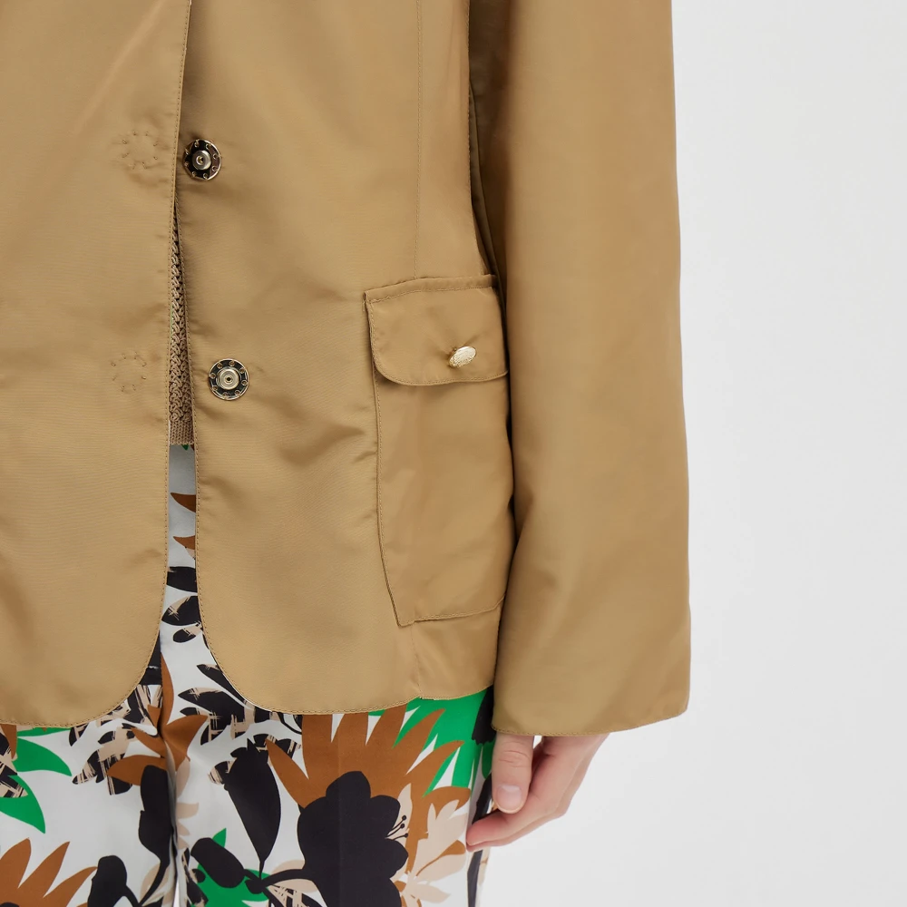 Giorgio Grati Omkeerbare Jungle Glamour Jas Brown Dames