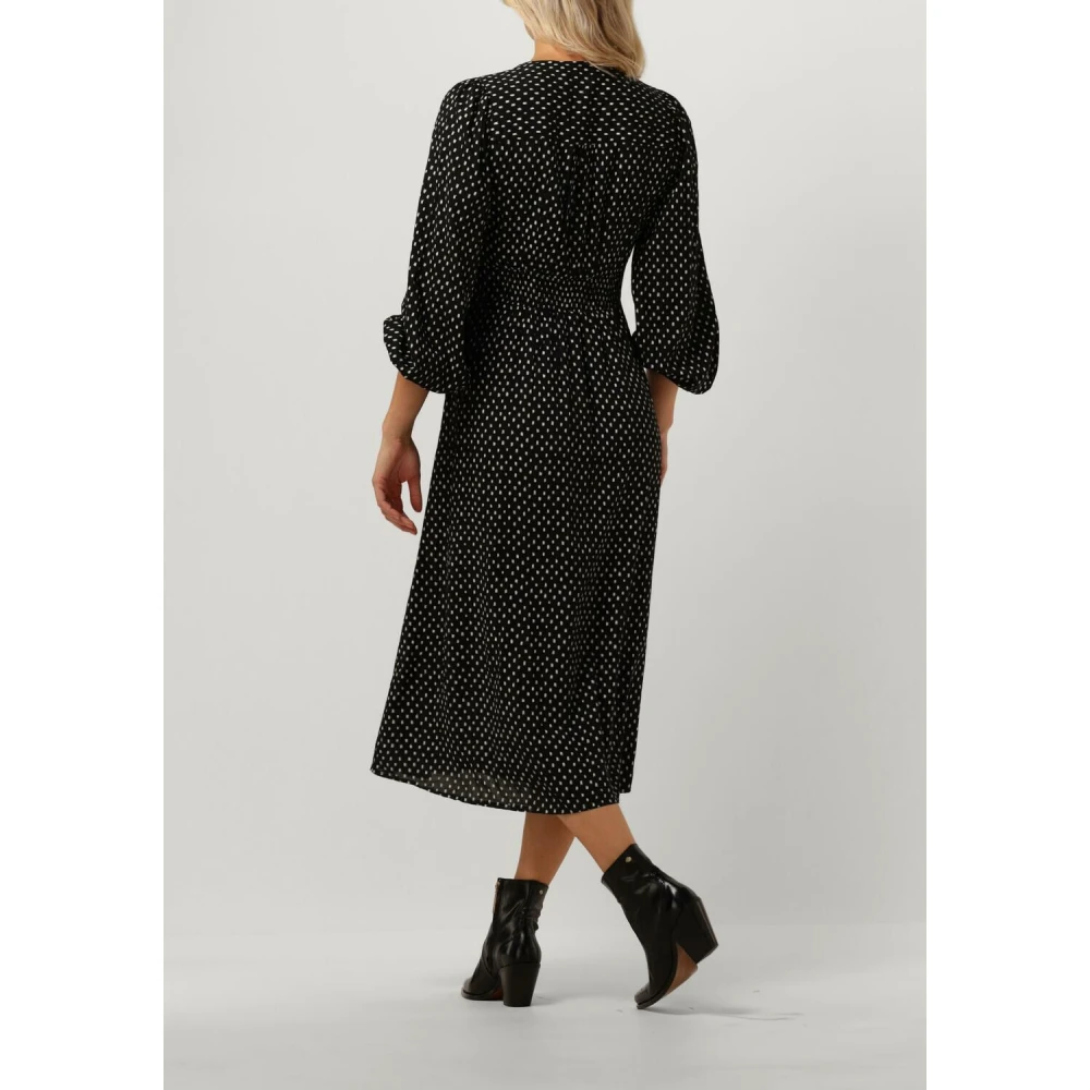 NEO NOIR Zwarte Mini Stitch Jurk Black Dames