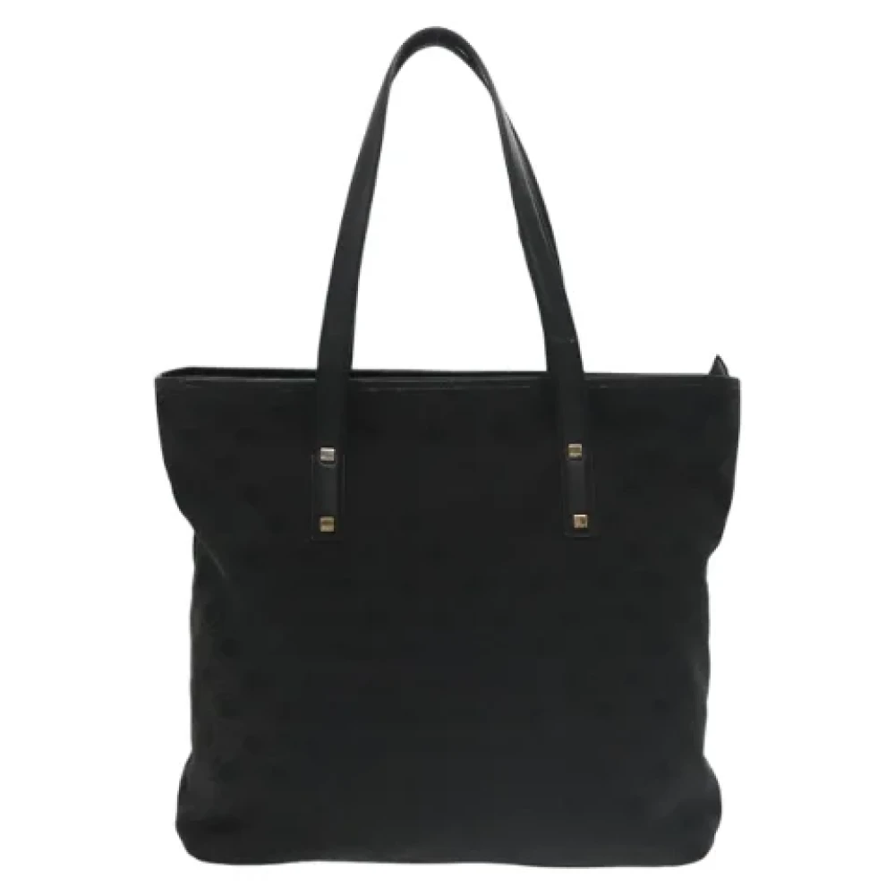 Salvatore Ferragamo Pre-owned Canvas handbags Black Dames