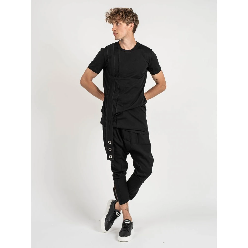 La Haine Inside Us Stijlvolle Katoenen T-shirt Black Heren
