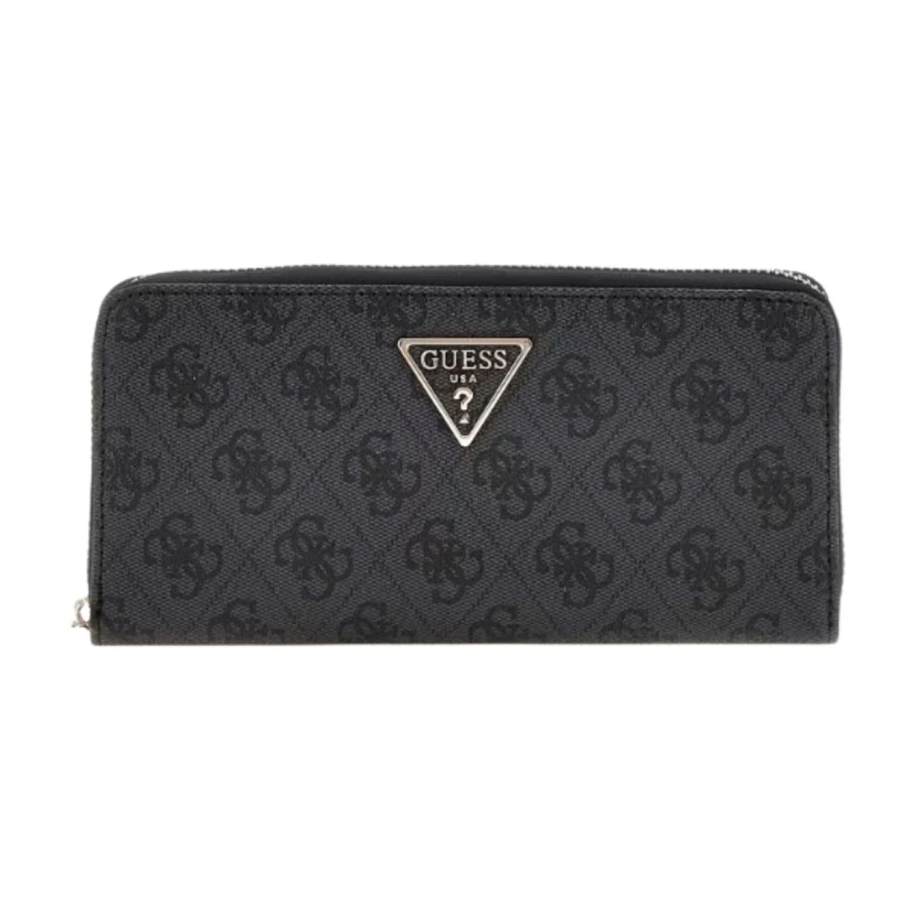 Guess Damesportemonnee Laurel Logo Black Dames