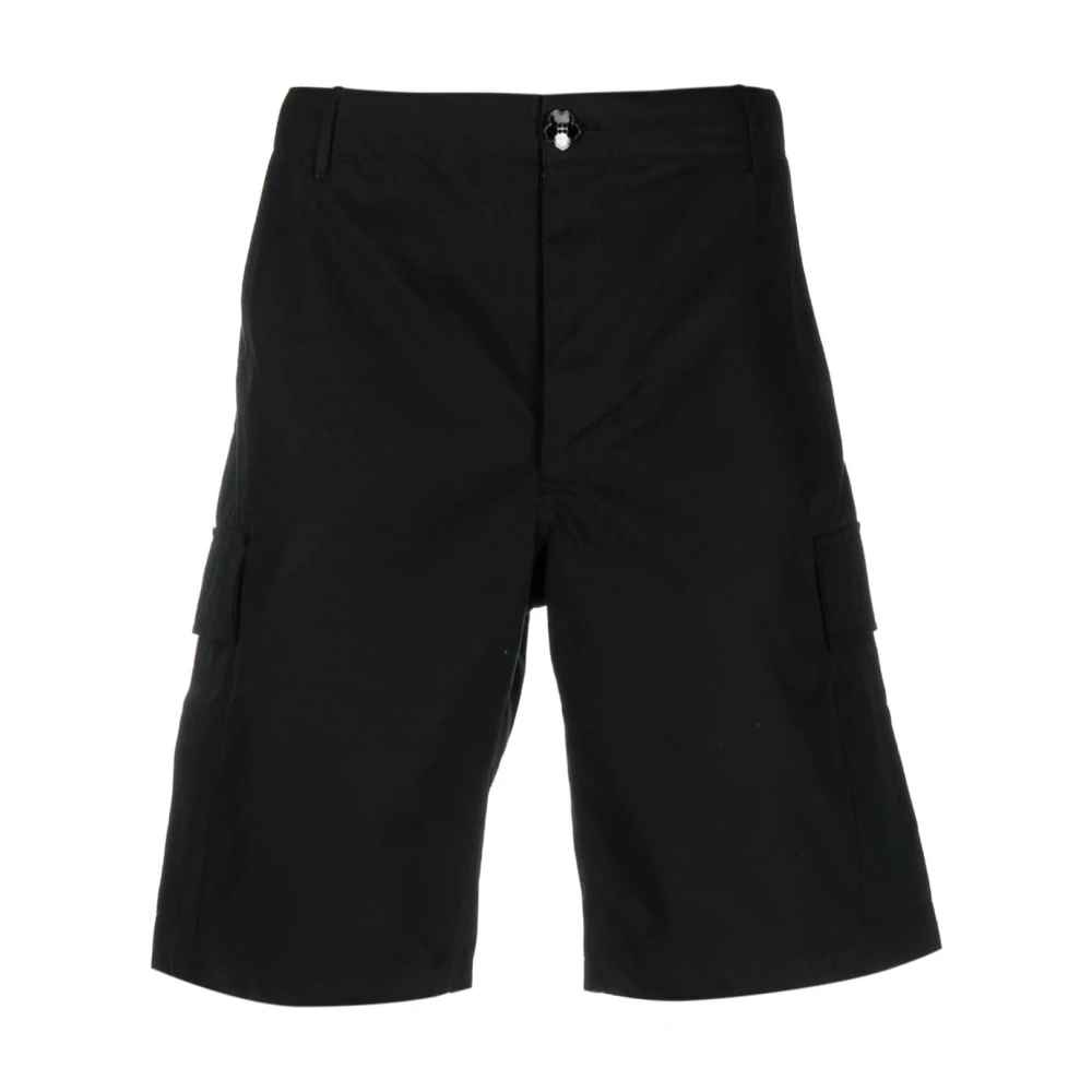 Kenzo Men's Black Logo Bermuda Shorts