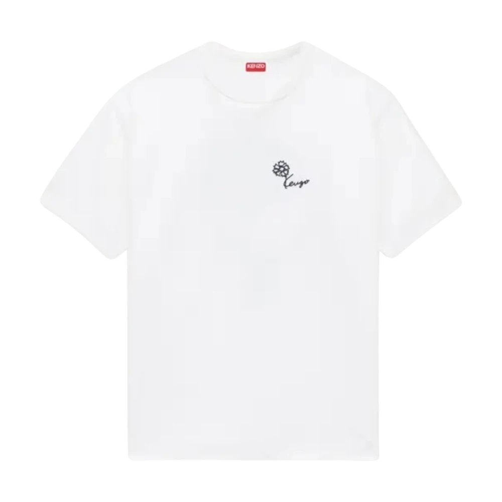 Kenzo Men's White Tulip T-Shirt - T-Shirts - M - Tops