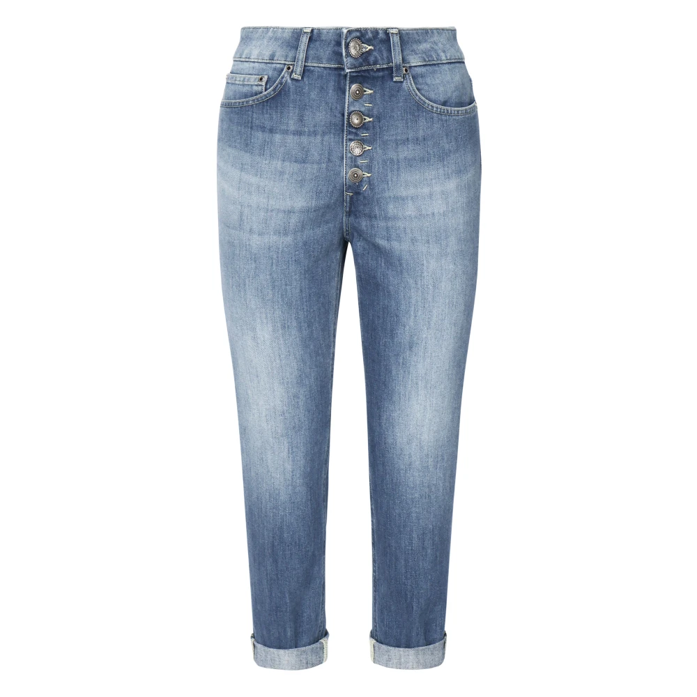 Dondup Blå Löst Passform Ankel Jeans Blue, Dam