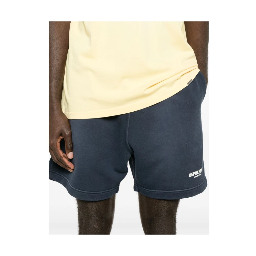Represent Shorts met elastische tailleband Blue Heren
