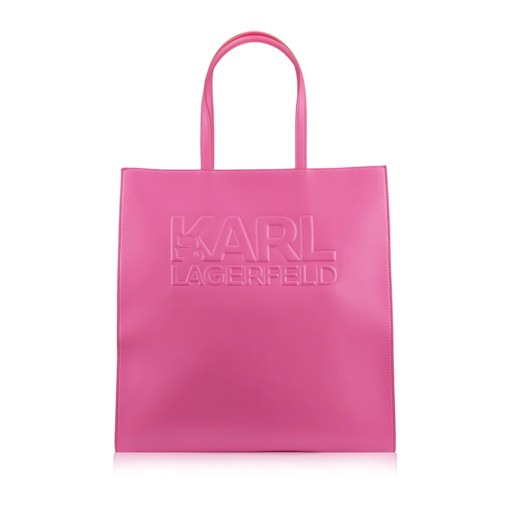 Karl Lagerfeld Handtas Vrouw Rits Pink Dames