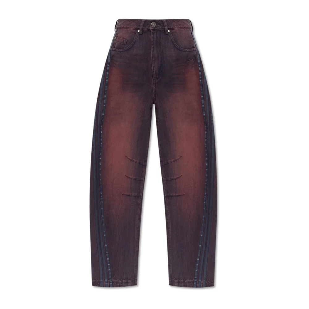 Adidas Originals ballon type jeans Red Dames