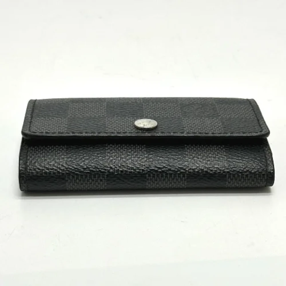 Louis Vuitton Vintage Pre-owned Canvas key-holders Black Dames