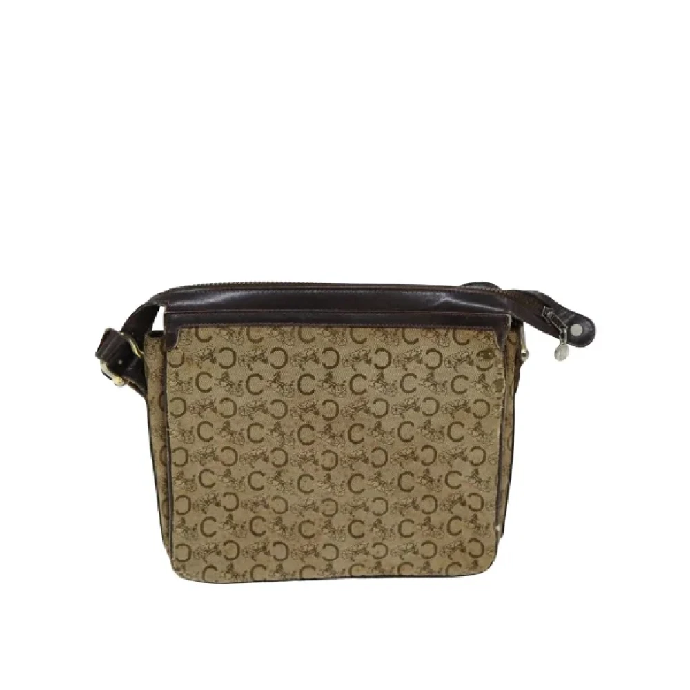 Celine Vintage Pre-owned Canvas celine-bags Beige Dames
